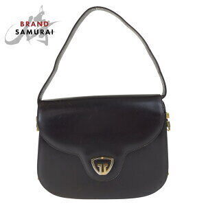 GUCCI Black Leather Handbag